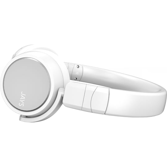 Jays x-Five Wireless trådløse on-ear hodetelefoner (hvit)