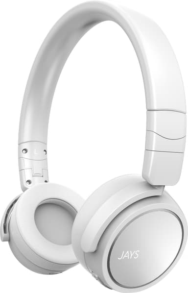 Jays x-Five Wireless trådløse on-ear hodetelefoner (hvit)