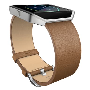 FitBit Blaze lærarmbånd L (kamelbrun)