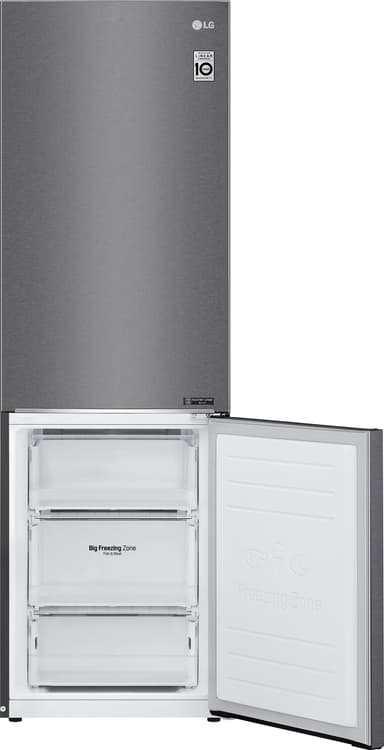 LG kombiskap GBP61DSPFN (stål)