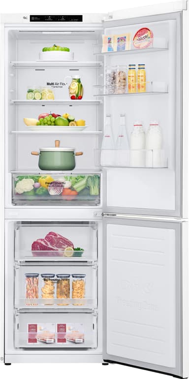 LG kombiskap GBP61SWPFN (hvit)