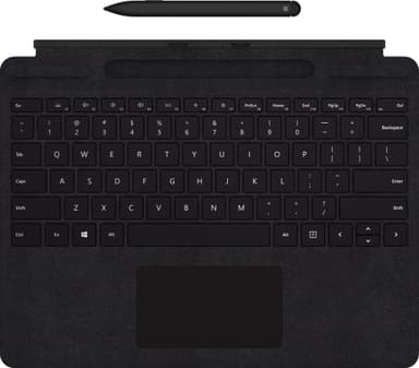 Surface Pro X Keyboard og Surface Slim Pen (sort)