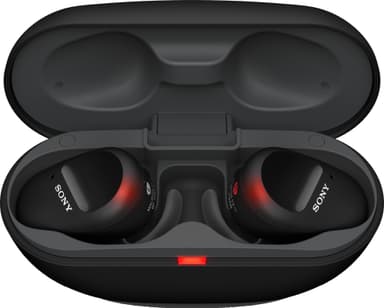 Sony WF-SP800N helt trådløse in-ear hodetelefoner (sort)