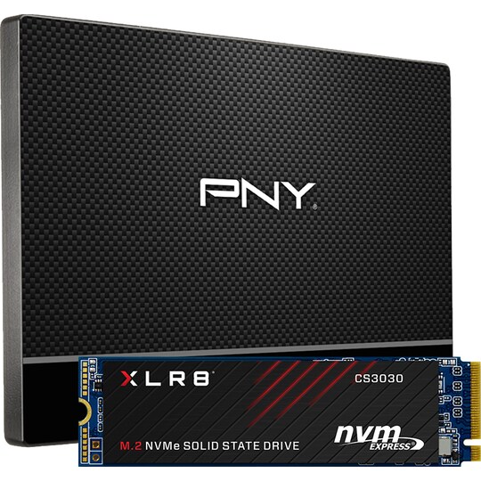 PNY CS 900 + CS3030 SSD-pakke
