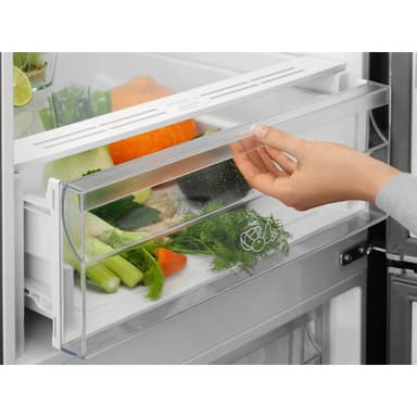 Electrolux kombiskap LNT5ME36U0 (rustfritt stål)