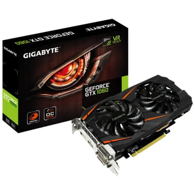 Gigabyte GeForce GTX 1060 WindForce OC grafikkort 6G