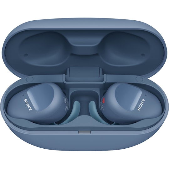 Sony WF-SP800N helt trådløse in-ear hodetelefoner (blå)