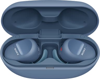 Sony WF-SP800N helt trådløse in-ear hodetelefoner (blå)