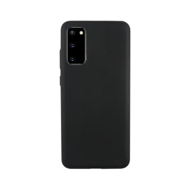 Miljøvennlig ekte lær Samsung Galaxy S20 deksel - Black
