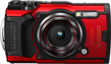 Olympus Tough kompaktkamera Adventure Kit TG-6 (rød)