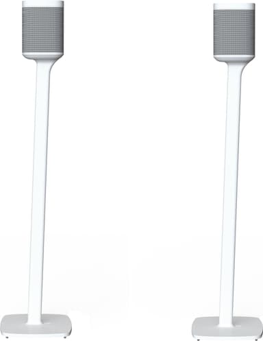 Flexson gulvstativ til Sonos One/Play:1 høyttaler - par (hvit)