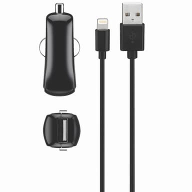 Goji billader 2,4 A Lightning-kabel (sort)