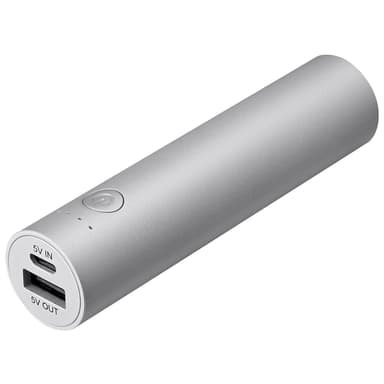 Goji 3350 mAh powerbank (sølv)
