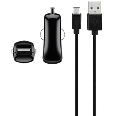 Goji billader 2.1 A Mikro USB-kabel (sort)