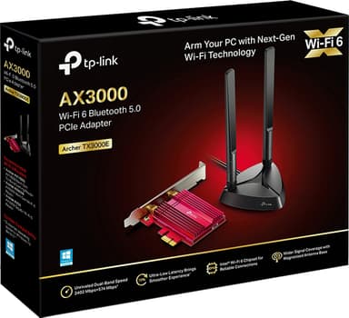 TP-Link TX3000E WiFi 6 PCIe adapter