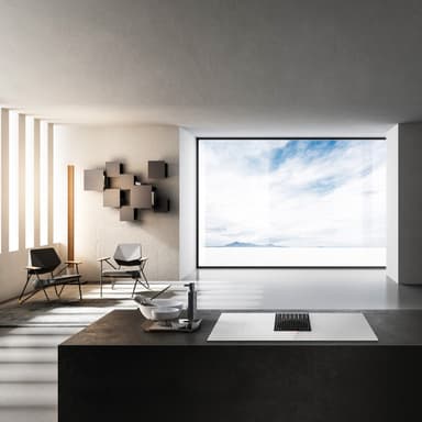 Eico Nikola Tesla Libra platetopp med ventilator 4985 (hvit)