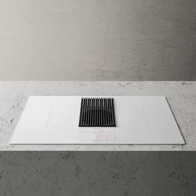 Eico Nikola Tesla Libra platetopp med ventilator 4986 (hvit)