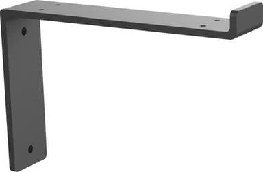 Epoq Classic hylleknekter 18 cm, 2 stk. (sorte)