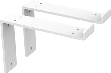 Epoq Classic hylleknekter 18 cm, 2 stk. (hvite)