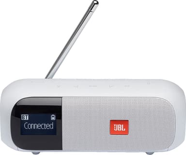 JBL Tuner 2 FM bærbar FM-/DAB-radio (hvit)