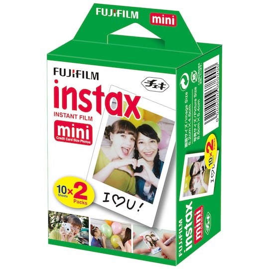 Fujifilm Instax Mini fotoark (2x 10-pakk)