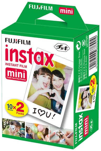 Fujifilm Instax Mini fotoark (2x 10-pakk)