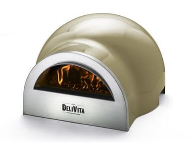 Delivita vedfyrt pizzaovn olivengrønn - 1001