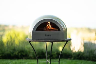 Delivita vedfyrt pizzaovn olivengrønn - 1001