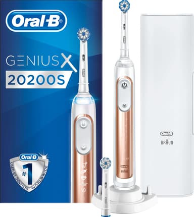 Oral-B Genius X elektrisk tannbørste 20200S (rose gold)