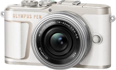 Olympus Pen kompakt systemkamera value kit E-PL10 (hvit)