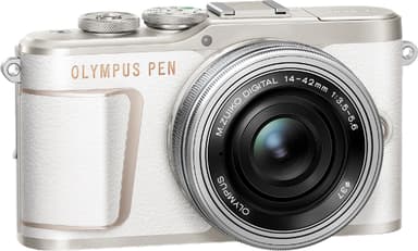Olympus Pen kompakt systemkamera value kit E-PL10 (hvit)