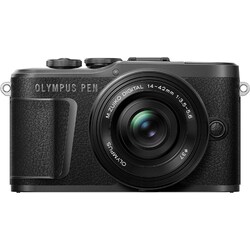 Olympus Pen kompakt systemkamera value kit E-PL10 (sort)