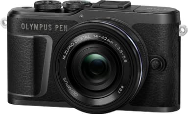 Olympus Pen kompakt systemkamera value kit E-PL10 (sort)