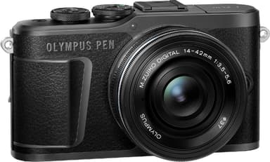 Olympus Pen kompakt systemkamera value kit E-PL10 (sort)