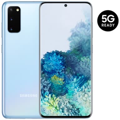 Samsung Galaxy S20 5G smarttelefon 12/128GB (cloud blue)