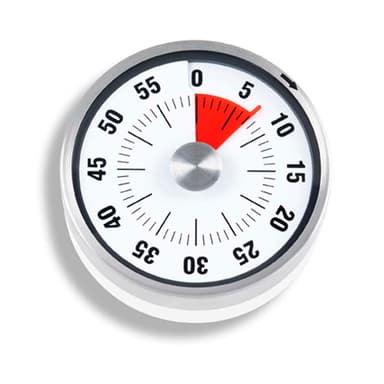 Timer Mekanisk, hvit