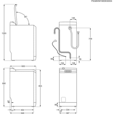 Electrolux PerfectCare 700 vaskemaskin EW7T6237F8