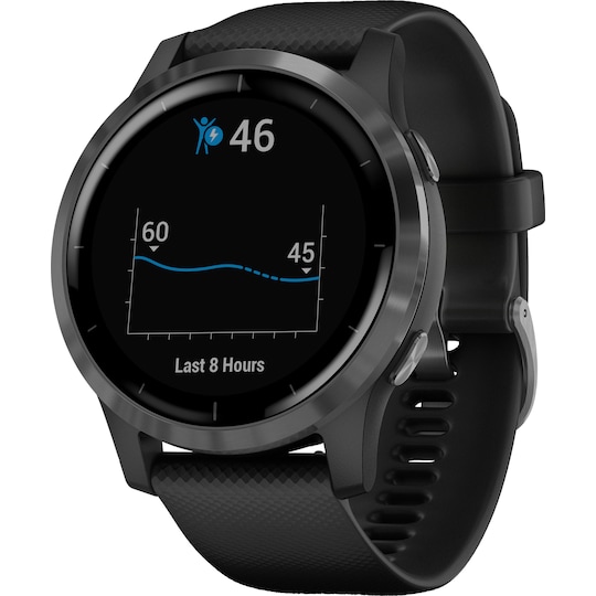 Garmin Vivoactive 4 GPS smartklokke (sort)