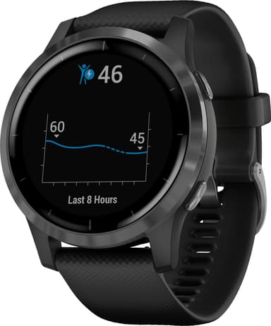 Garmin Vivoactive 4 GPS smartklokke (sort)