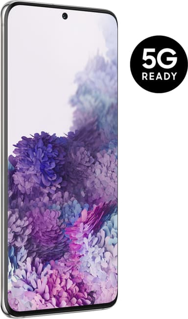 Samsung Galaxy S20 5G smarttelefon 12/128GB (cloud white)