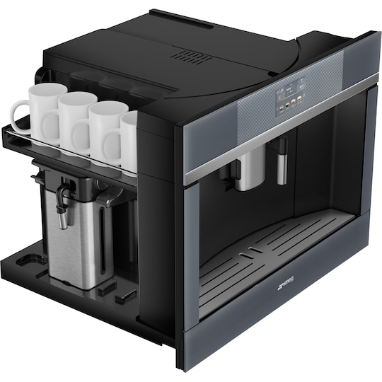Smeg Linea integrert kaffemaskin CMS4104S (sølv)