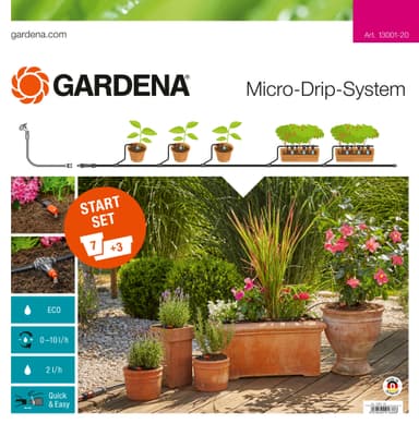 Gardena MDS Starter Set Flower Pots vanningssystem 13001-20