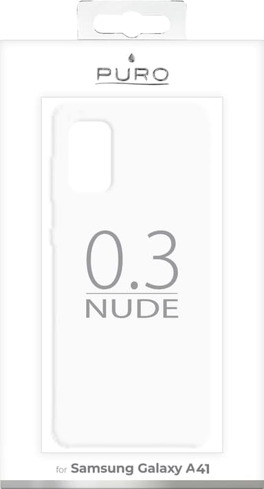 Puro 0.3 Nude Samsung Galaxy A41 deksel (gjennomsiktig)