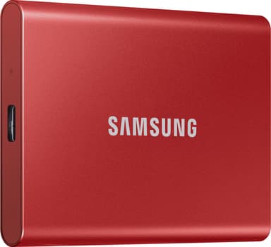 Samsung T7 ekstern SSD 1 TB (rød)