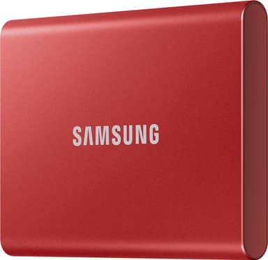 Samsung T7 ekstern SSD 1 TB (rød)