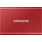 Samsung T7 ekstern SSD 500 GB (rød)