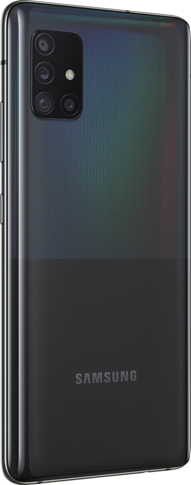 Samsung Galaxy A51 5G smarttelefon (sort)