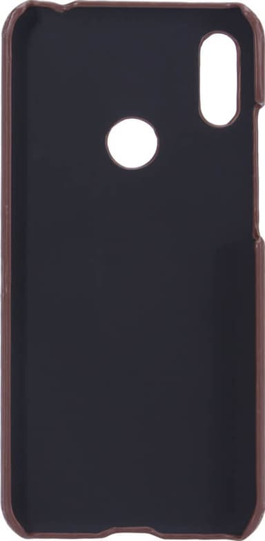 Onsala Huawei Y6 skinndeksel med kortlomme (brun)