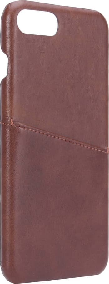 Onsala iPhone 6 Plus/7 Plus/8 Plus skinndeksel med kortlomme (brun)