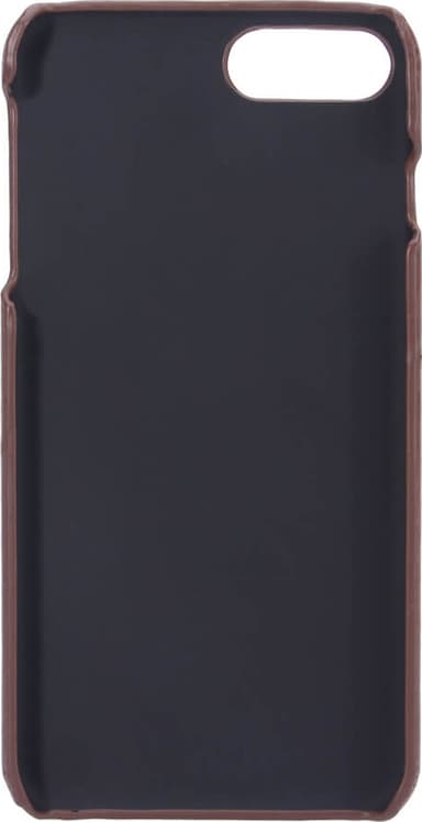Onsala iPhone 6 Plus/7 Plus/8 Plus skinndeksel med kortlomme (brun)